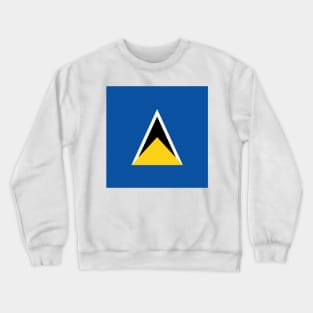 Saint Lucia Flag Crewneck Sweatshirt